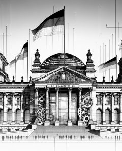ai-bundestag-flag-halfmast