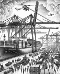 ai-german-ports-cargo