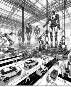 ai-tesla-robots-production