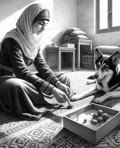 ai-woman-dog-communication