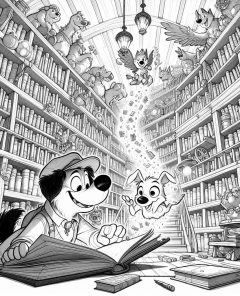 ai-dog-puck-bookshop