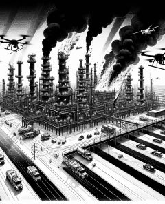 ai-drone-attack-oil-refinery