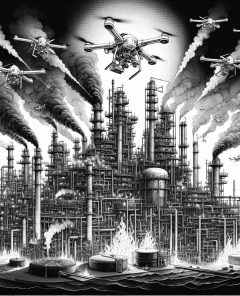 ai-drones-oil-refinery-fire