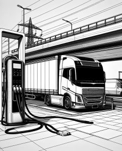 ai-electric-truck-charging