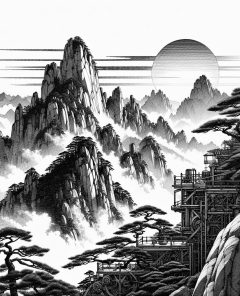ai-huangshan-mountain-mist