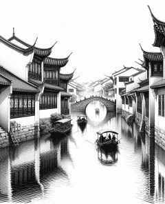 ai-zhujiajiao-water-town
