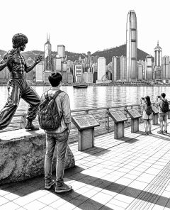 ai-avenue-of-stars-hongkong-skyline-filmgeschichte