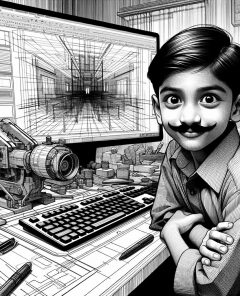 ai-child-fake-mustache