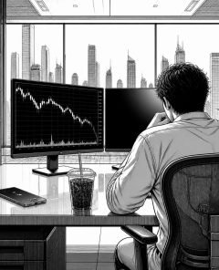 ai-crypto-bitcoin-fall-trading-chart