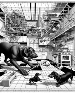 ai-dog-dachshund-play