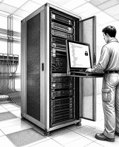 ai-e-rechnung-automation-server-rack