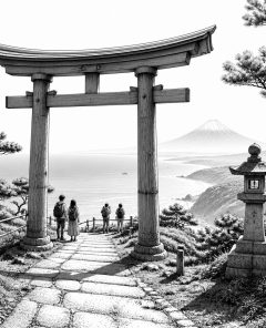 ai-enoshima-torii-fuji-coast