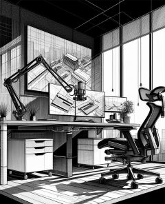 ai-ergonomic-office-setup