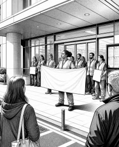 ai-health-spending-brake-protest