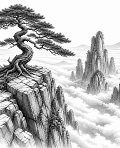 ai-huangshan-nebelmeer-fels-kiefer