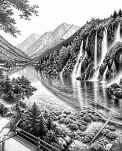 ai-jiuzhaigou-national-park
