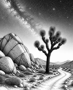 ai-joshua-tree-sternenhimmel