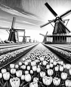ai-kinderdijk-windmills