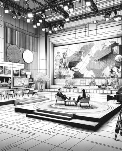 ai-kulturzeit-tv-studio