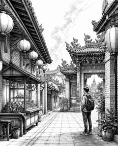 ai-lukang-old-street-changhua