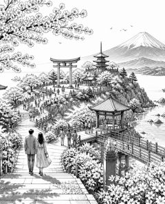 ai-nami-seom-cherry-blossoms