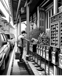 ai-newspaper-delivery-evening