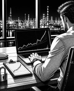 ai-oil-brent-futures-trading-screen