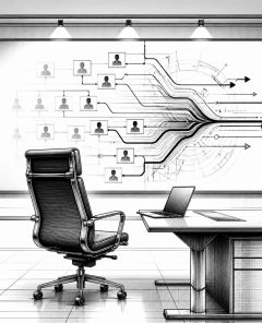 ai-org-chart-hierarchy-flattening