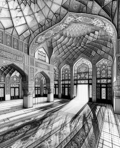 ai-pink-mosque-shiraz