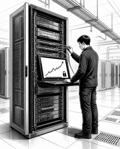 ai-snowflake-aws-ki-server-rack