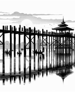 ai-u-bein-bridge-sunset