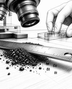 ai-urban-micrometeorites-roof-gutter-microscope