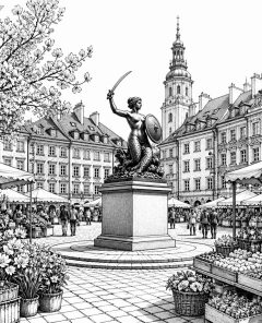 ai-warsaw-old-town-spring