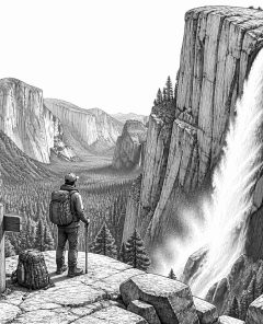 ai-yosemite-valley-stille-granit-wasserfall