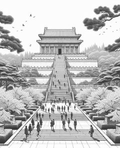 ai-zhongshan-ling-cherry-blossoms