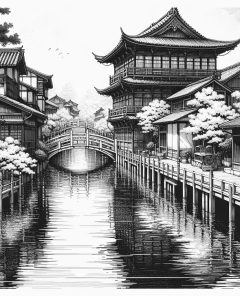 ai-zhujiajiao-water-town