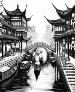 ai-zhujiajiao-water-town