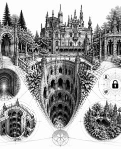 quinta-da-regaleira-sintra-symbolik-tunnel-planung