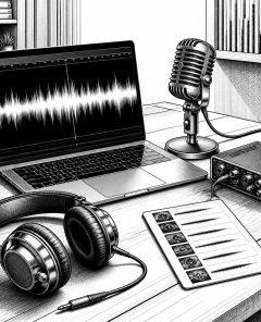 ai-aerosmith-kI-playlists-audio-waveform