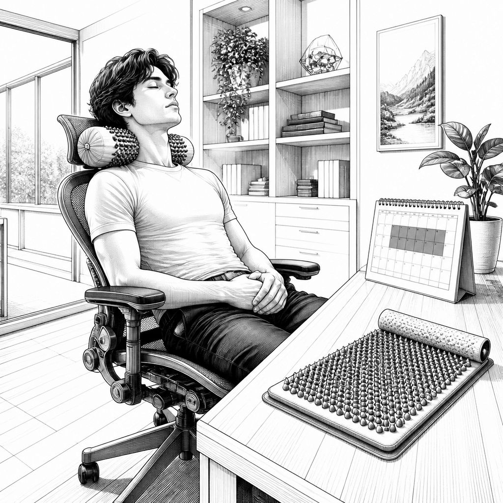 Akupressur & Ergonomie: 14-Tage-Trend für mehr Entspannung im Alltag Akupressur & Ergonomie: 14-Tage-Trend für mehr Entspannung im Alltag