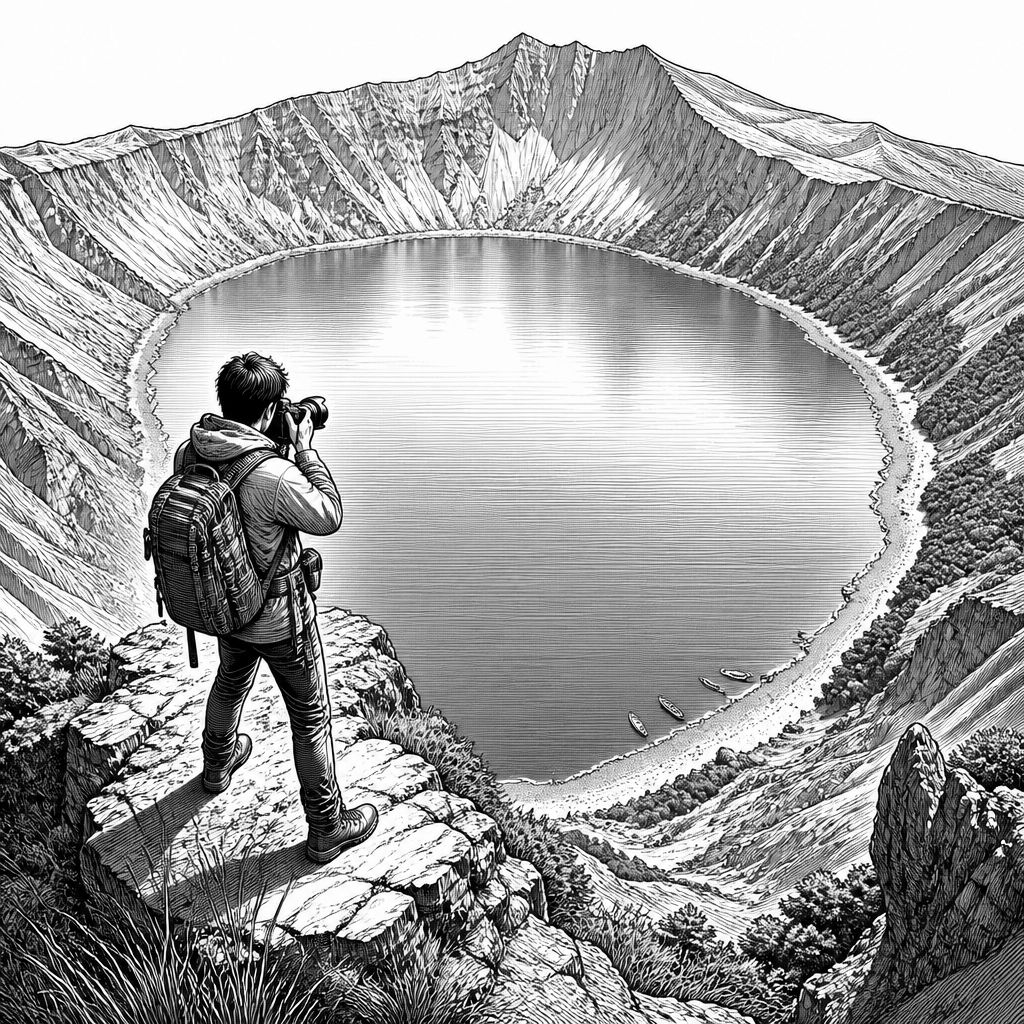Apoyo-Lagune bei Masaya: Kratersee in Nicaragua als Naturreservat mit geothermischer Wärme Apoyo-Lagune bei Masaya: Kratersee in Nicaragua als Naturreservat mit geothermischer Wärme