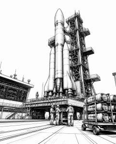 ai-ariane-6-booster-launch-kourou