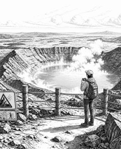 ai-aso-san-volcano-crater-steam