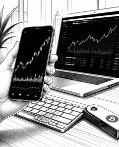 ai-bitcoin-kurs-zeichenung-smartphone