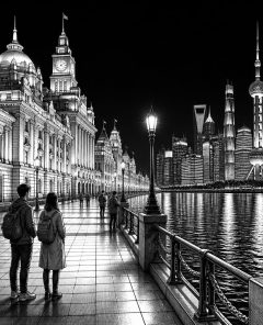 ai-bund-shanghai-waitan-night-lights