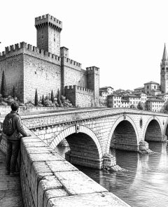 ai-castelvecchio-verona-festung-bridge-kunst