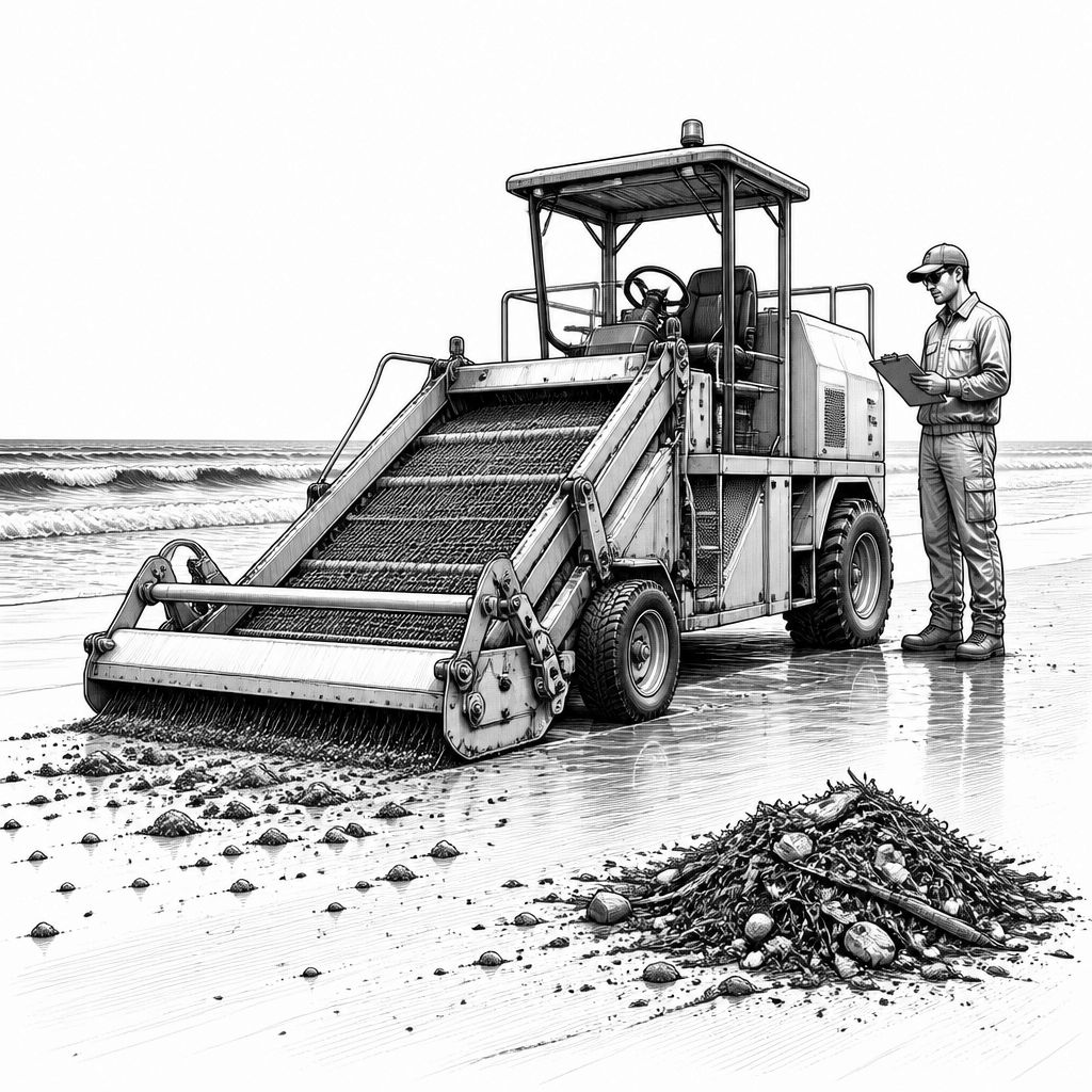 Pismo Beach setzt Sand-Recycler unter Auflagen ein, um Müll aus dem Erdreich zu entfernen Pismo Beach setzt Sand-Recycler unter Auflagen ein, um Müll aus dem Erdreich zu entfernen