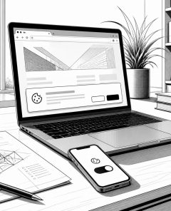 ai-cookie-consent-dataflow-laptop-banner