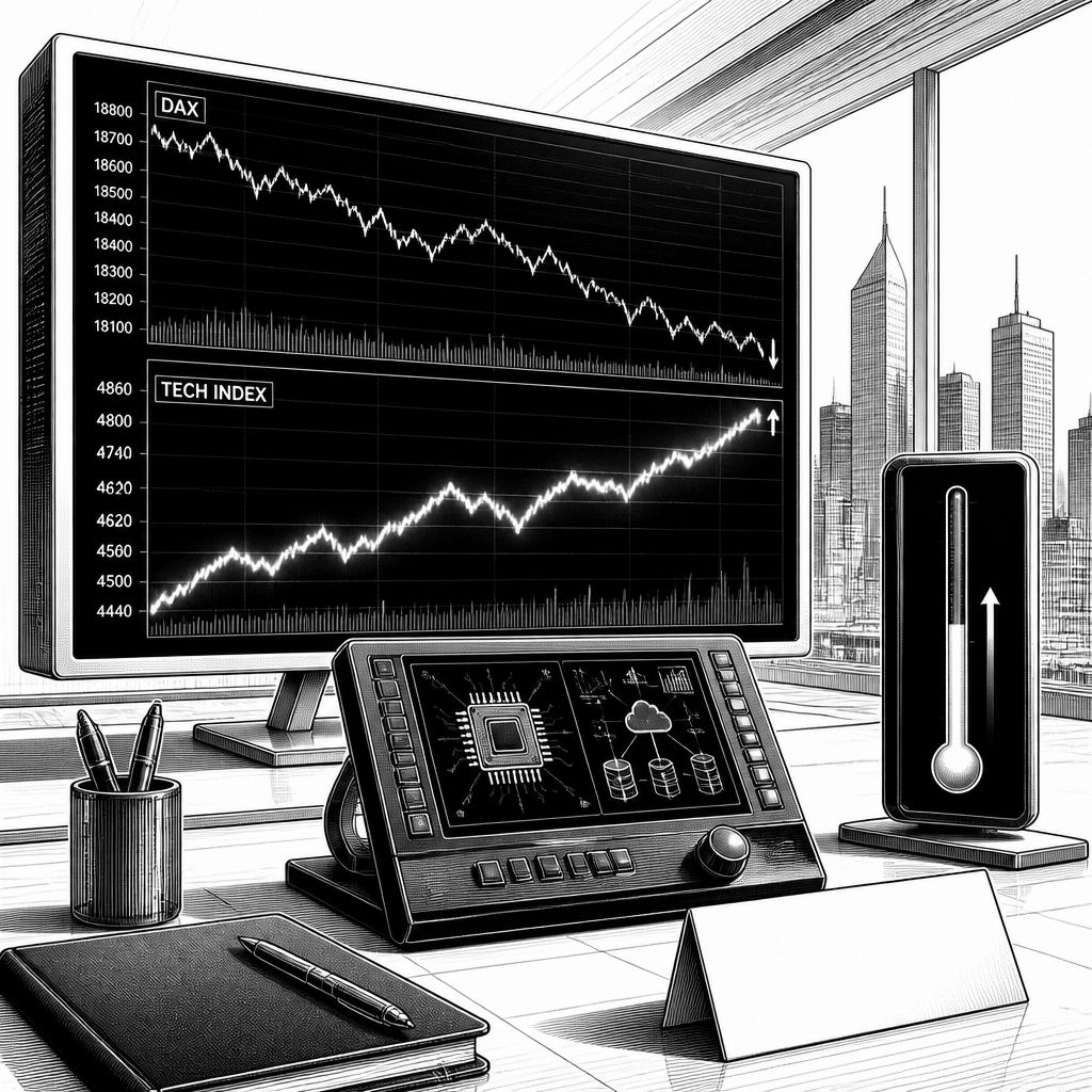 DAX schwächelt vor Xetra-Start: KI-Champions tragen US-Markt, Iran-Unsicherheit bremst DAX schwächelt vor Xetra-Start: KI-Champions tragen US-Markt, Iran-Unsicherheit bremst