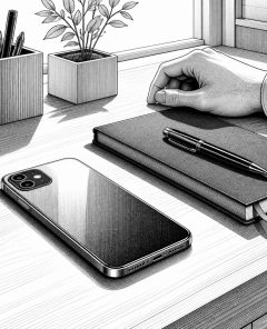 ai-digital-fatigue-aufgeraeumter-arbeitsplatz